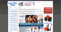 Desktop Screenshot of magicmicstore.com